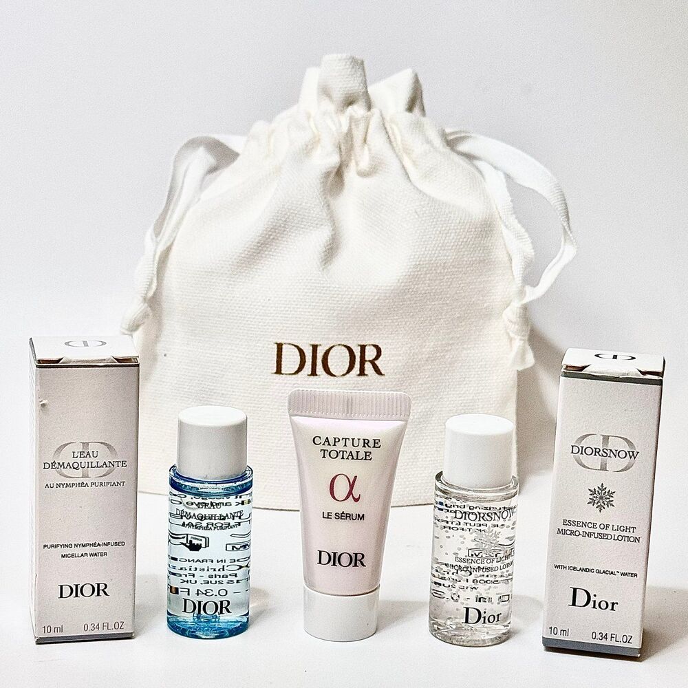Dior skin care set with pouch (Travel size)